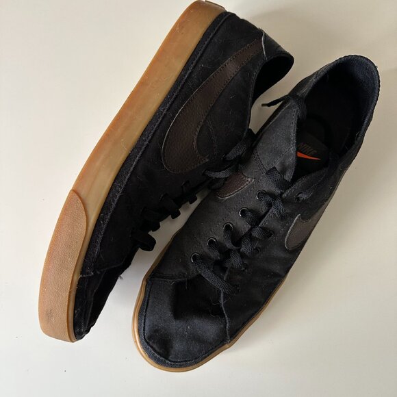 Nike Court Legacy Black Gum Bottom Canvas MEN'S 12 - Picture 2 of 3